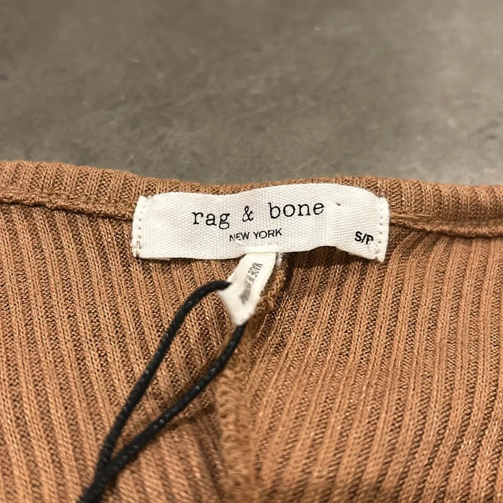 NWT Rag&Bone Camel the knit bias top - Picture 4 of 6